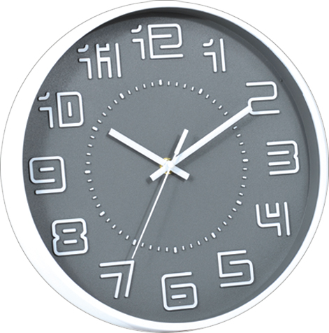 Wall clock; quartz clock; best sale; hot stamp; promotion; gift; simple round clock; 12inch 30cm