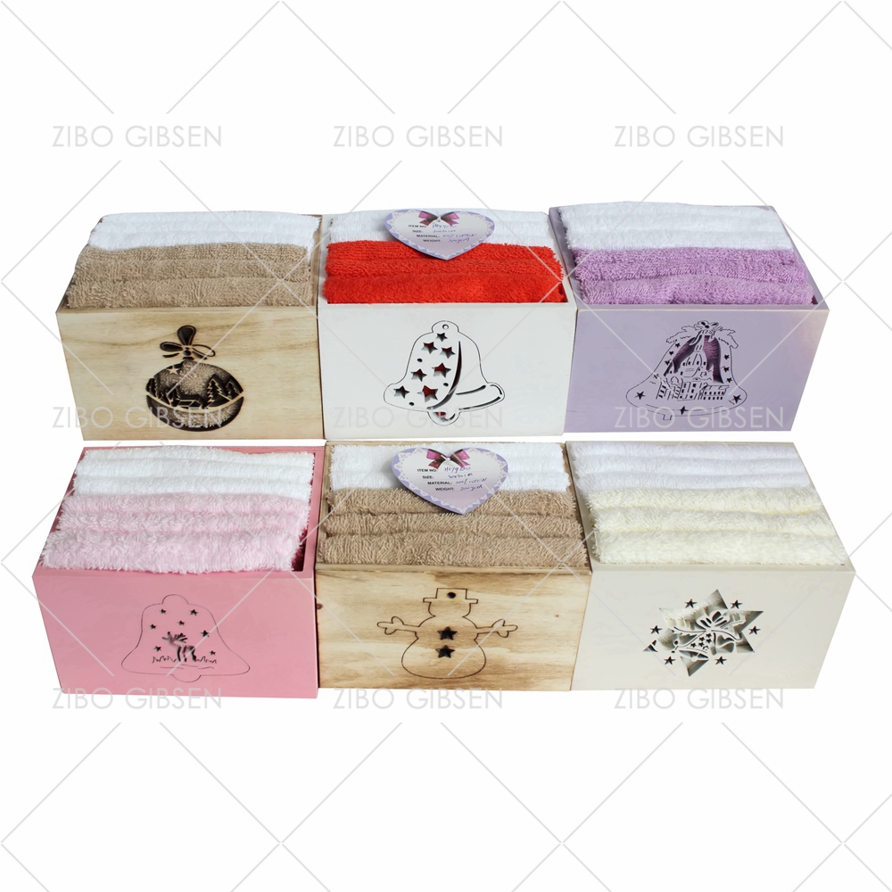 cotton towel set with basket towel set gift towel set guest towel