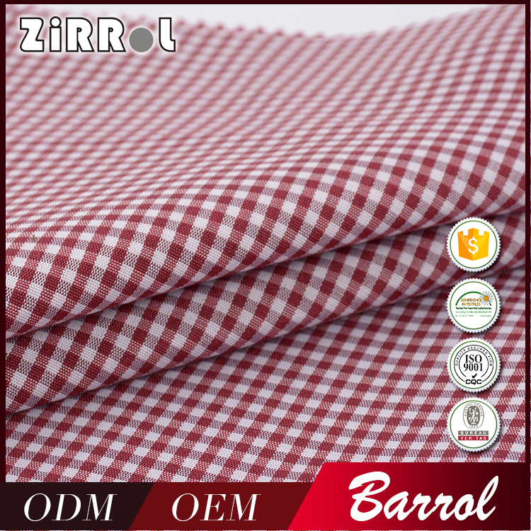 Yarn Dyed Monocheck With Spun For School Uniform Africa Fabric