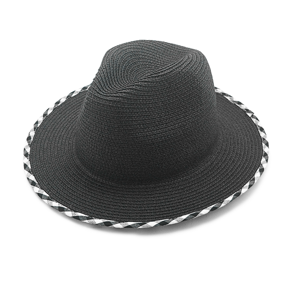 Custom spring summer panama paper mens women straw hat