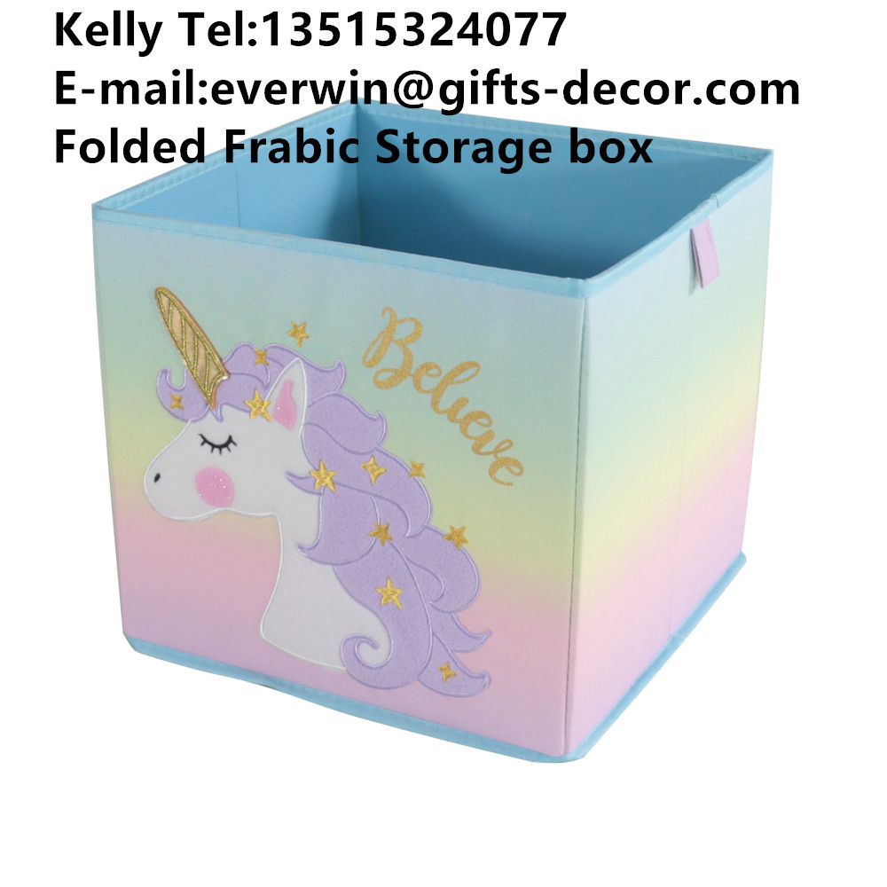 Decorate a folding box for storage