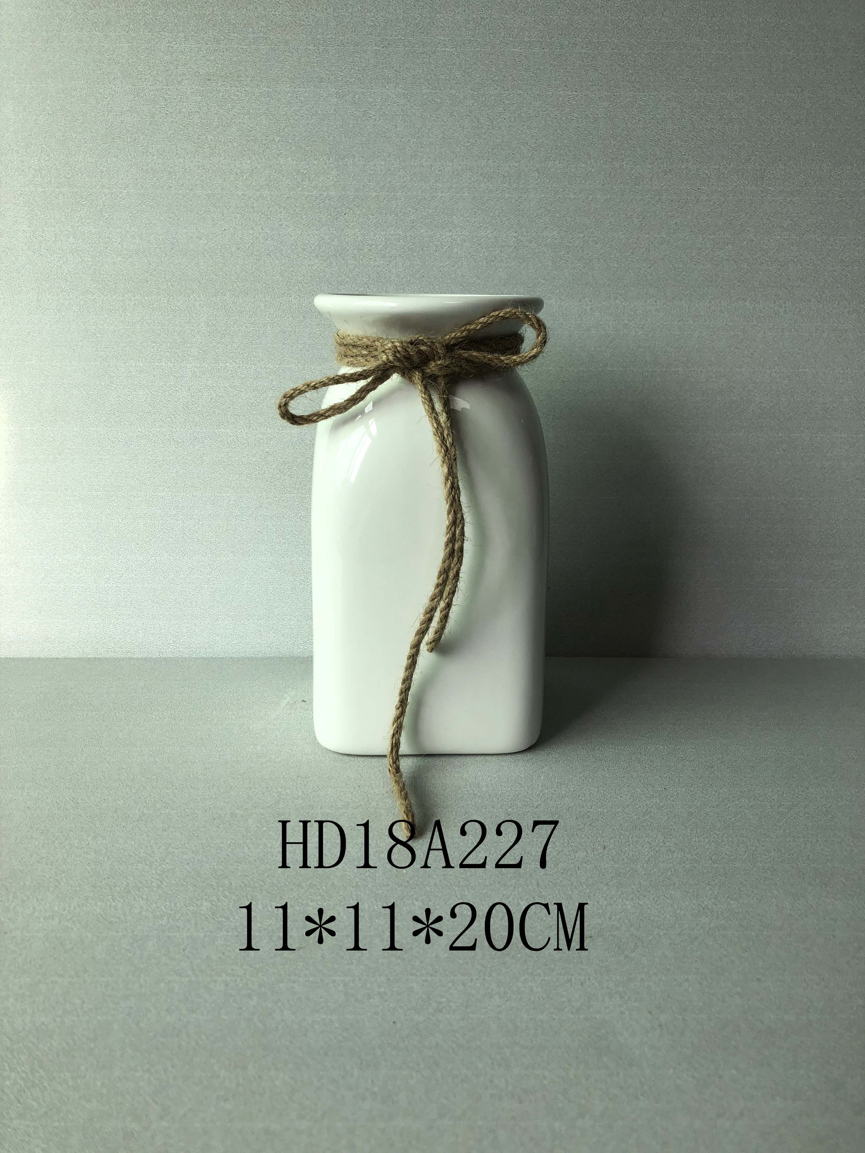 delicate european style rope ceramic vase