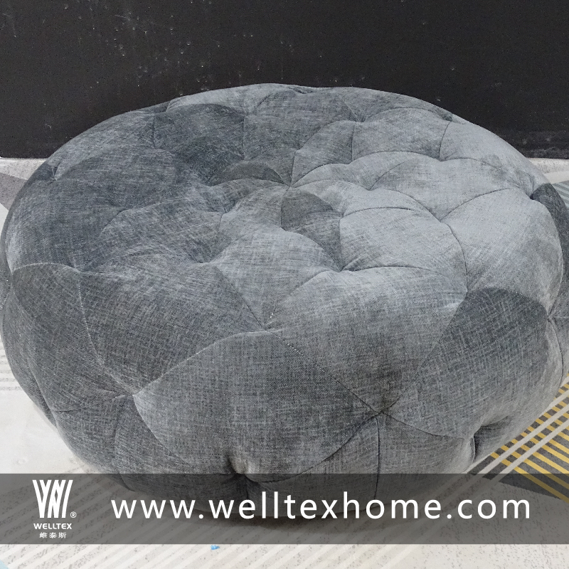 Velvet Round Stool/ Pouf/ Ottoman