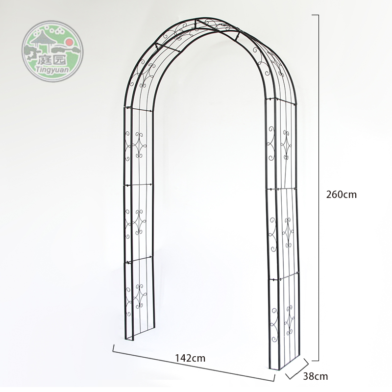 Metal garden arch