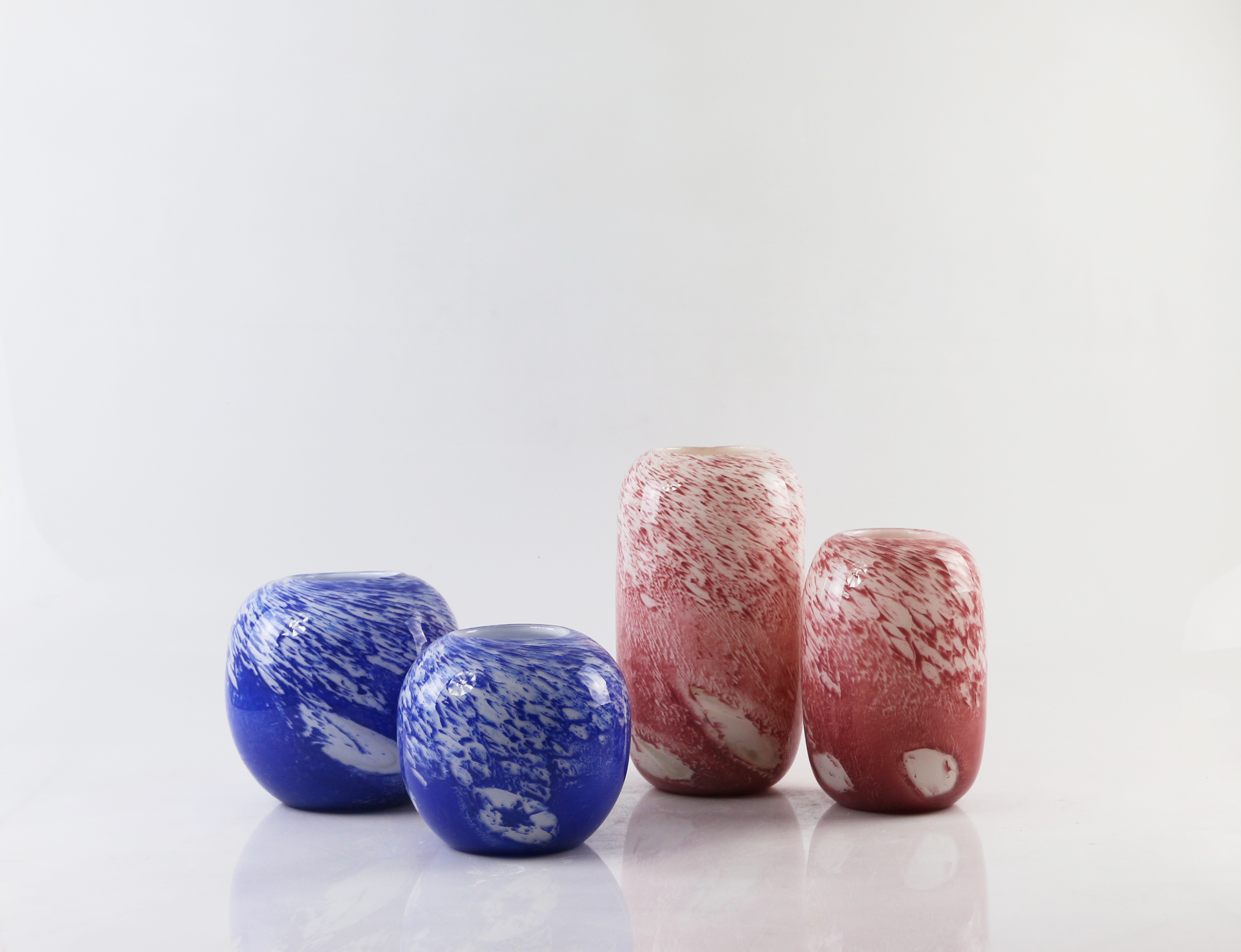 handmade glass decorative vase
