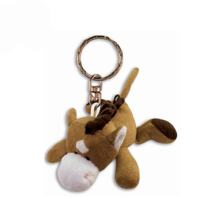 Stuffed plush soft toy stuffed horse keychain