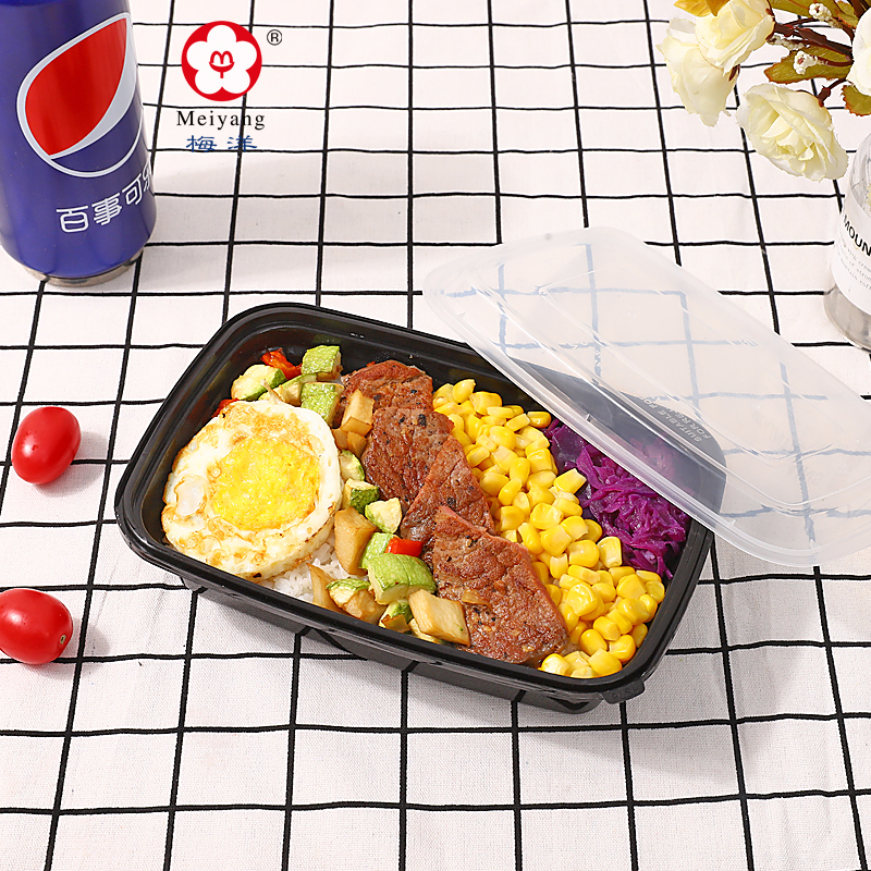 American rectangular plastic PP lunch box