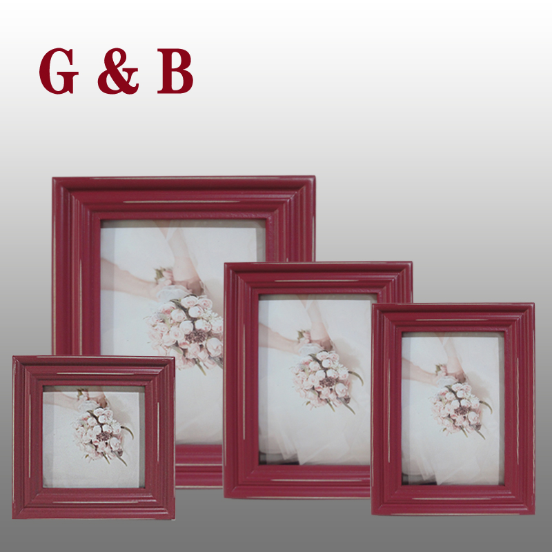 G19171 4x4"/4x6"/5x7"/8x10" Wooden Photo Frame