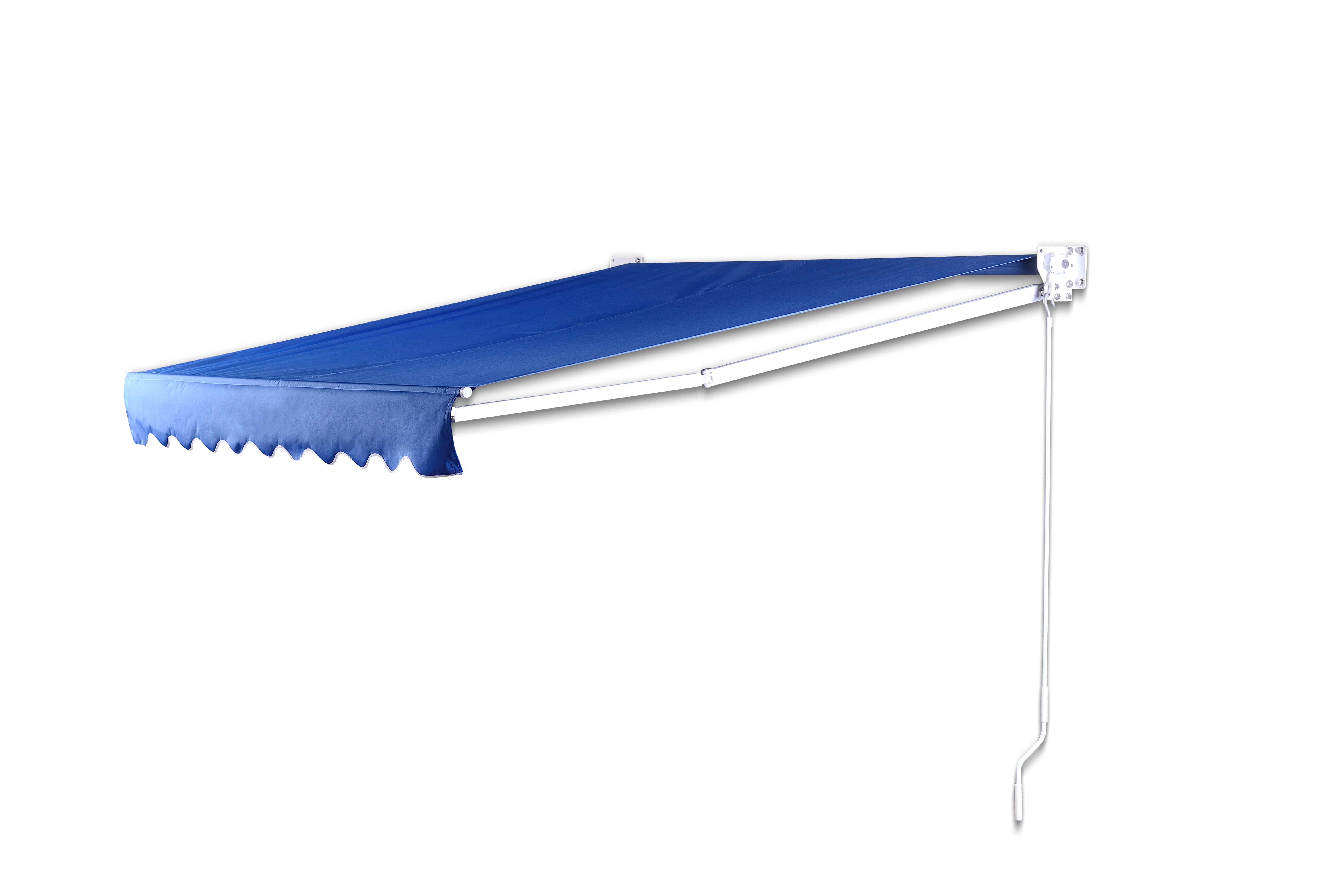 Patio Awning, Retractable Patio Sun Shade Awning Cover 5-35 Degree Adjustable Outdoor Sunshade Canopy