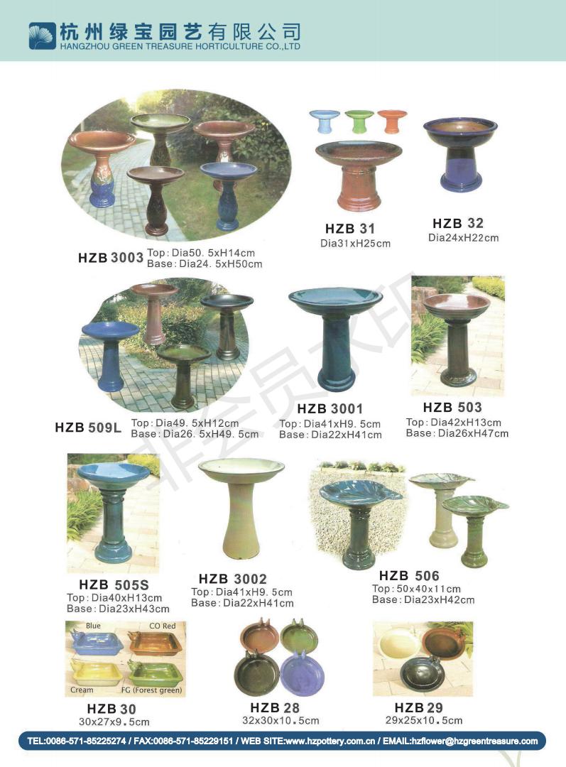 Birdbath Pot