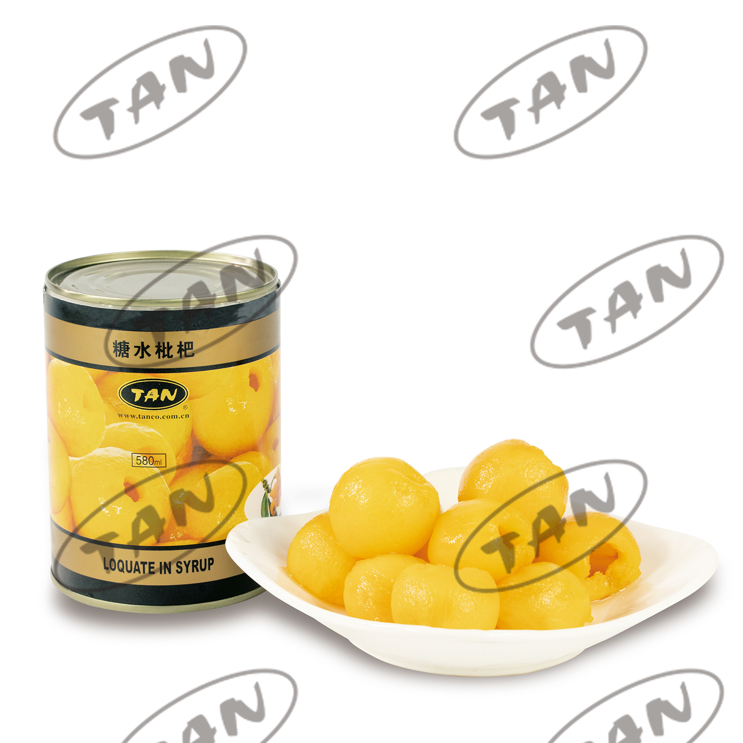 Canned loquat in syrup