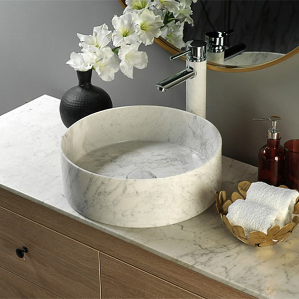 SLR4013CA Contemporary Design Wash Basin in Natural Marble