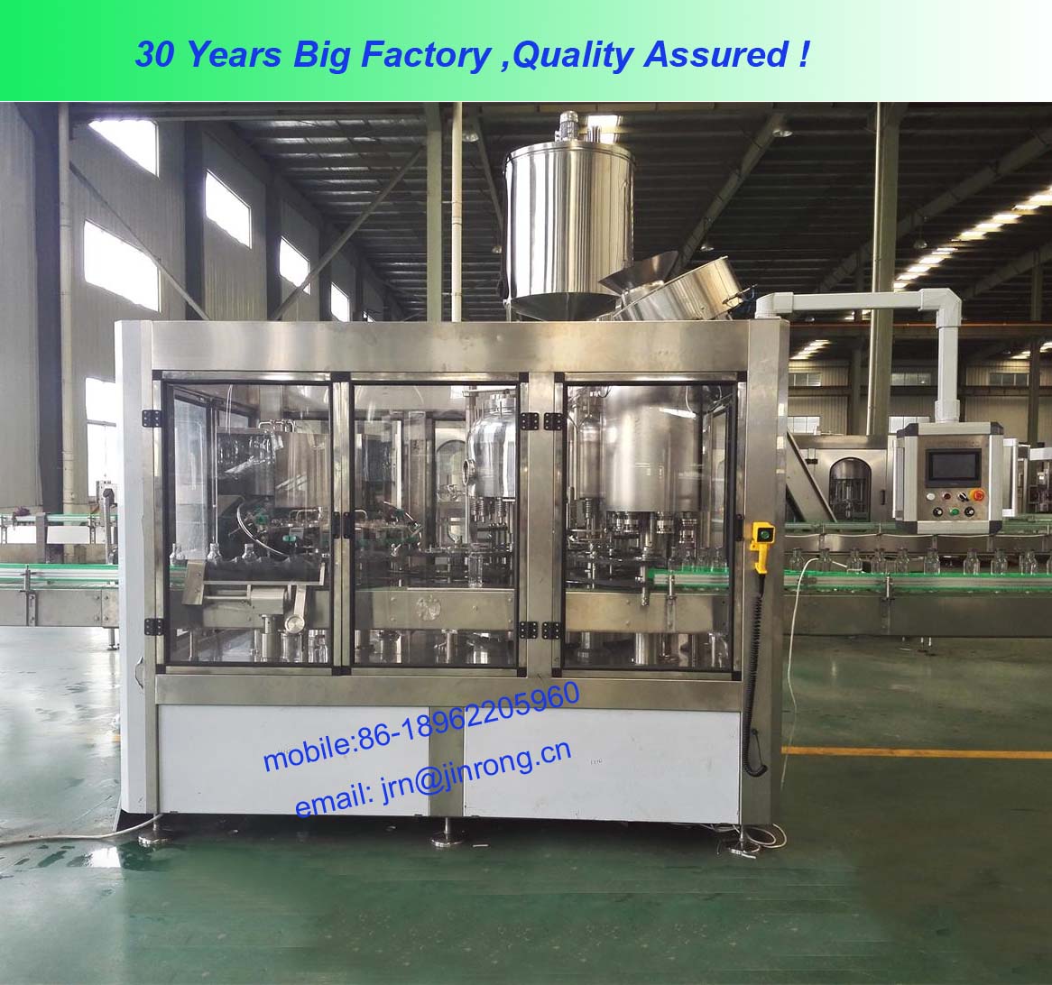 glass bottle twist off cap filling machine