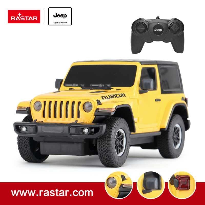 RASTAR R/C 1:24 JEEP Wrangler Rubicon License Remote Control RC Car