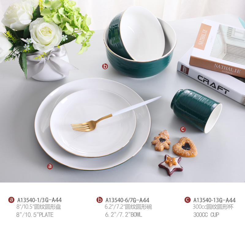 Durable porcelain with color glaze