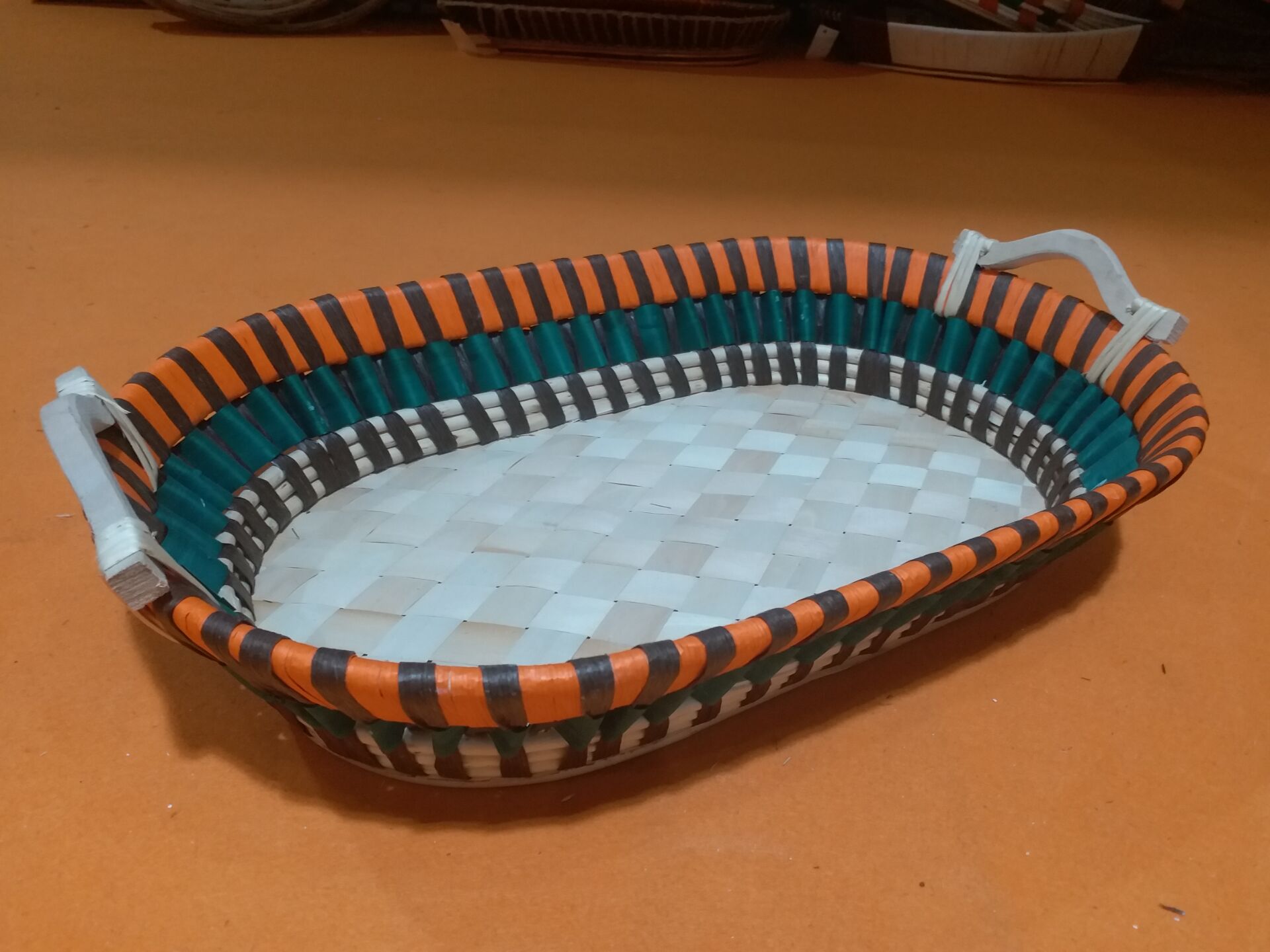 Gushi Yufeng new design handmade woven basket wicker tray gift basket gift packing basket fruit basket Christmas basket