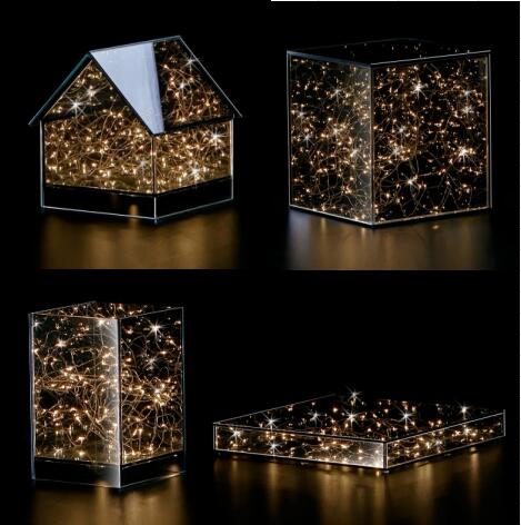 LED Smoky Glass Christmas & Holiday Home Decor Item