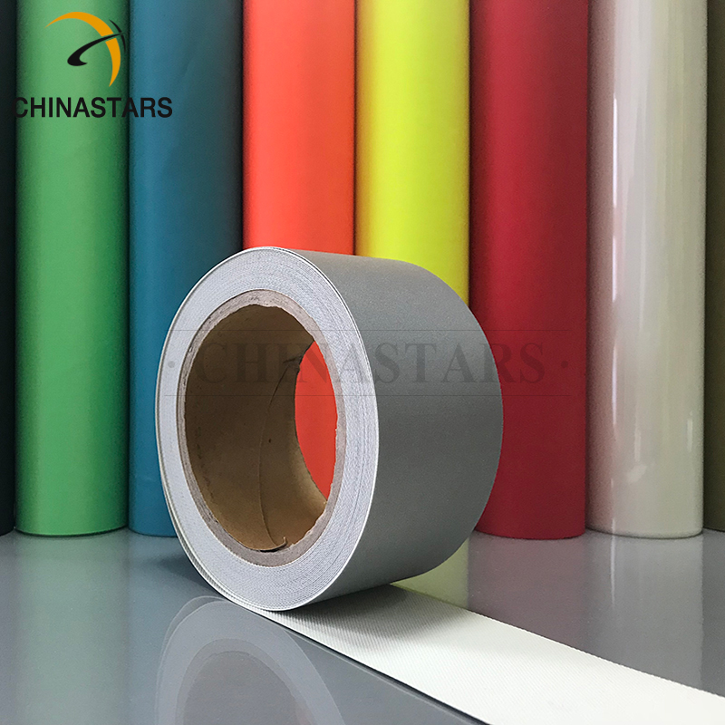 Wholesale cotton backing high visibility flame retardant silver reflective tape for firefighter clothing