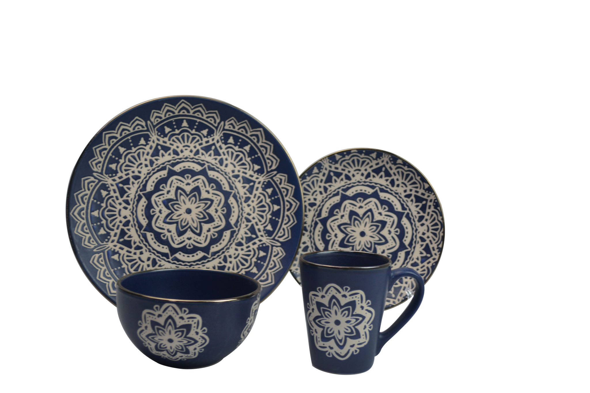 Stoneware Under Glaze Dinner Set