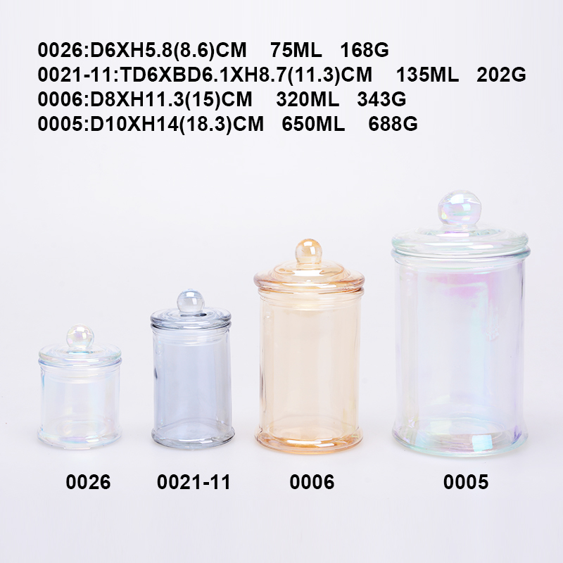 Pop Top Jar Glass Medical Jar Herb Storage Container