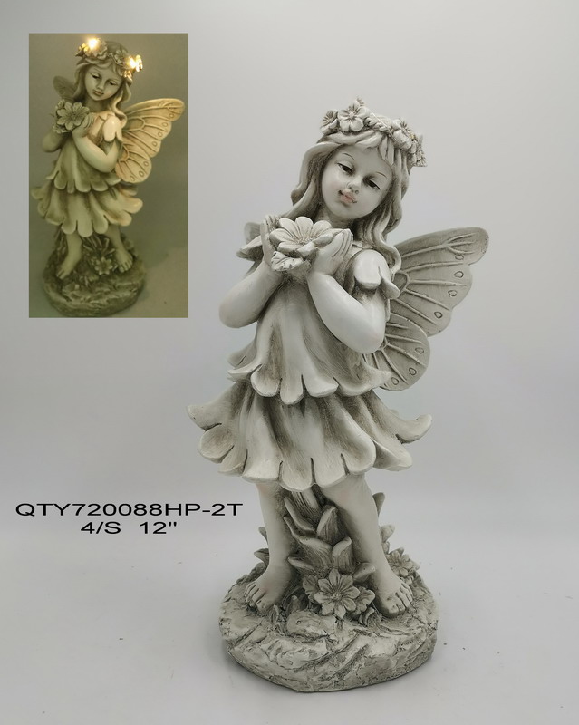 Garden fairy with LED