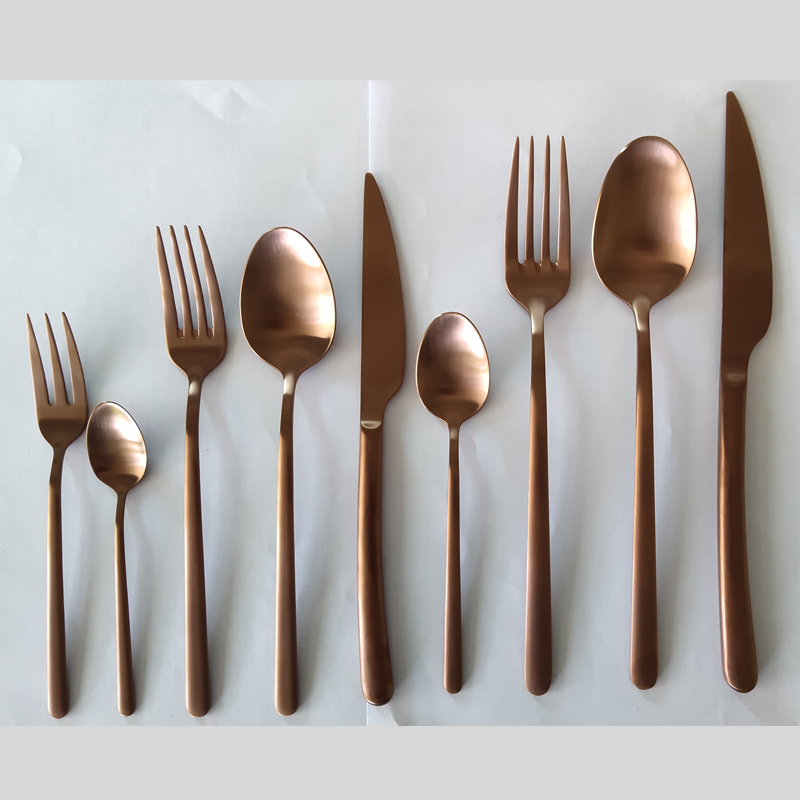 PVD stainless steel cutlery