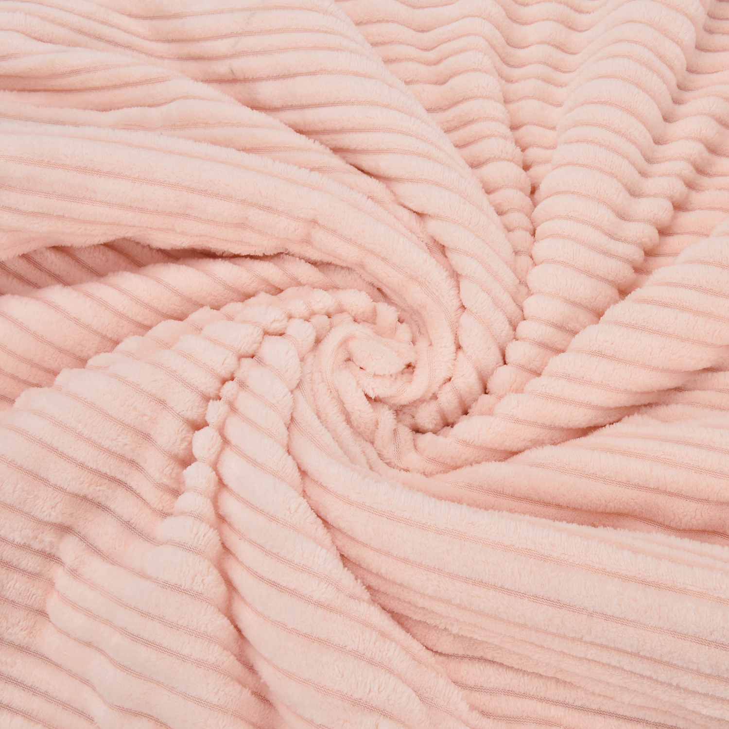 jacquard popcorn honey comb stripe coral flannelblanket throw baby