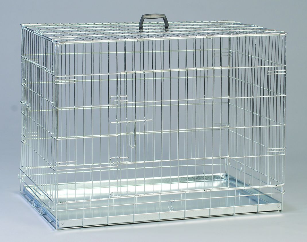 zinc galvanized dog cage