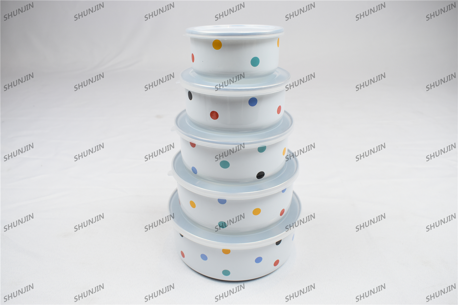 Enamel storage bowl