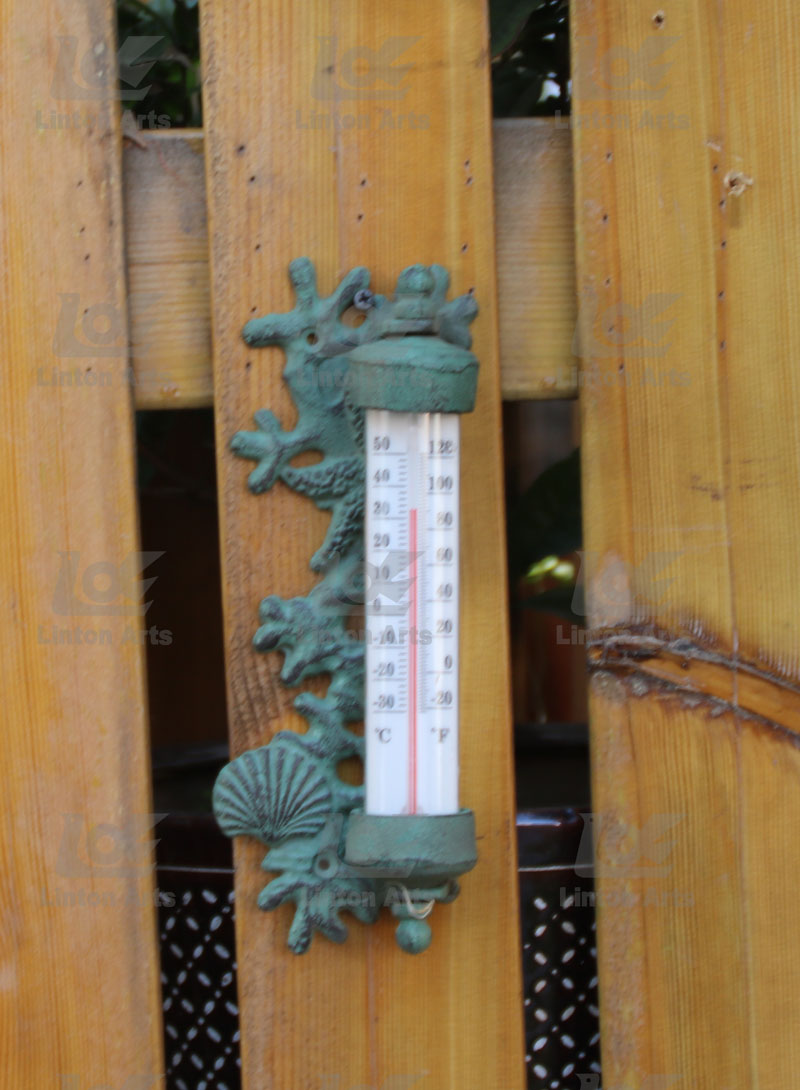 Cast iron thermometer