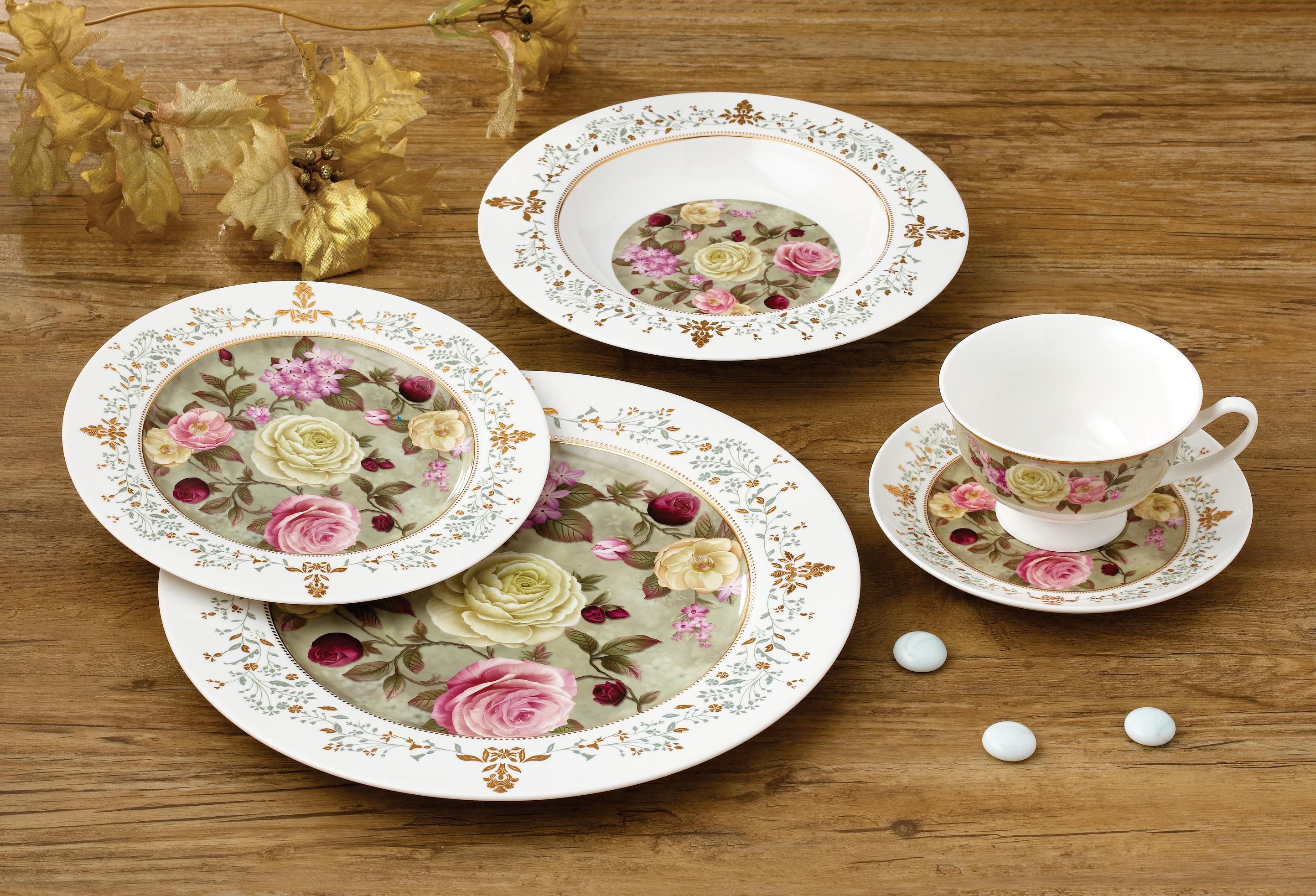 Round Dinner Set 20pcs