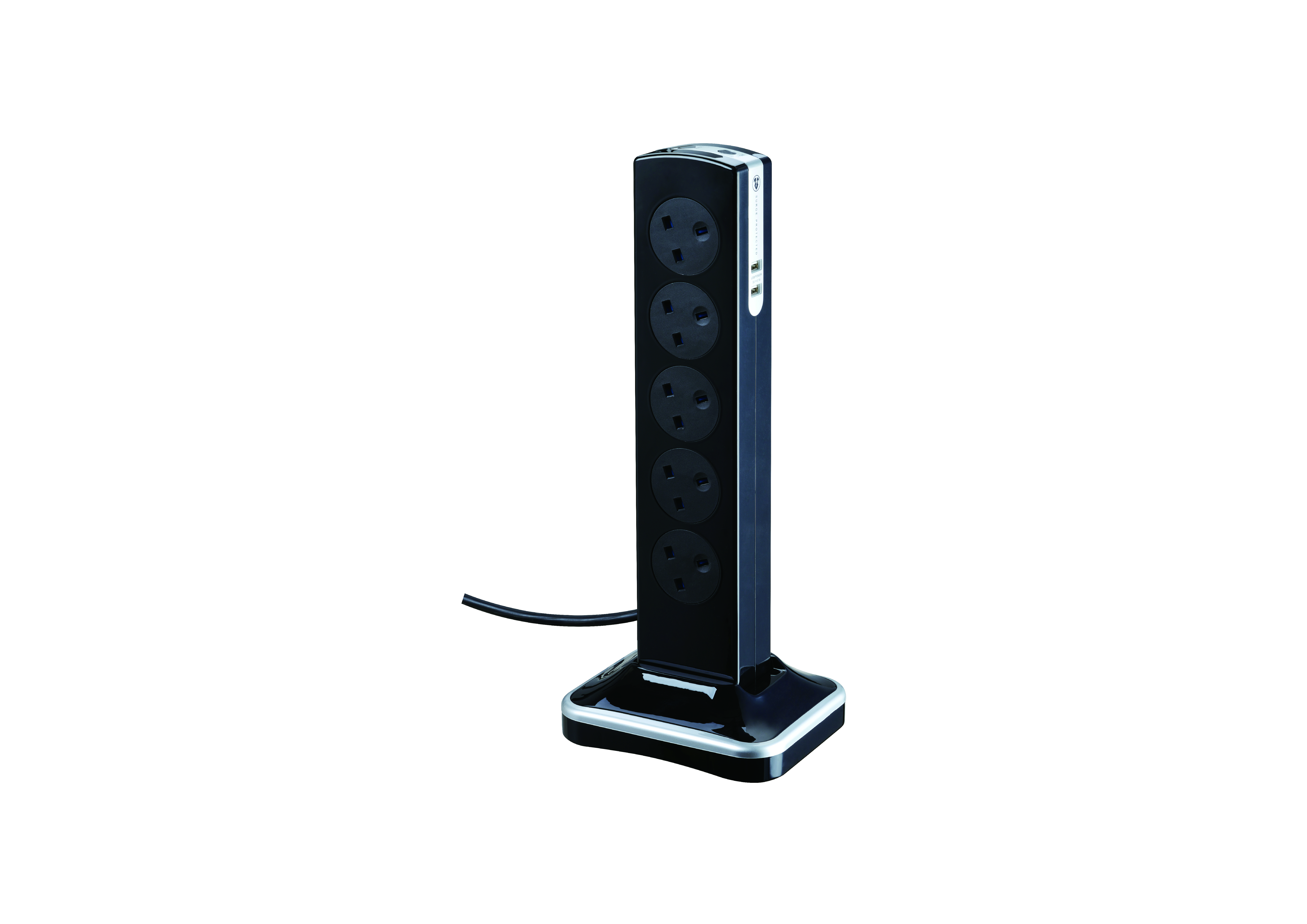 MasterPlug HIGH GLOSS USB & TELECOM TOWER EXTENSION LEAD