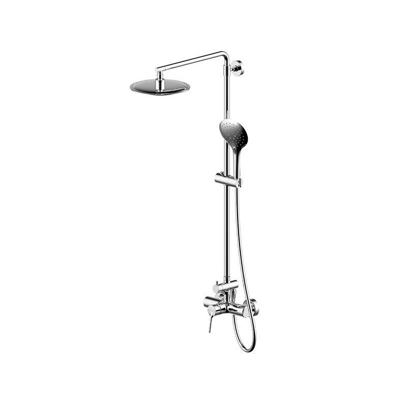 Bravat Single Handle Wall Mounted Shower Bar rain shower set rain shower set