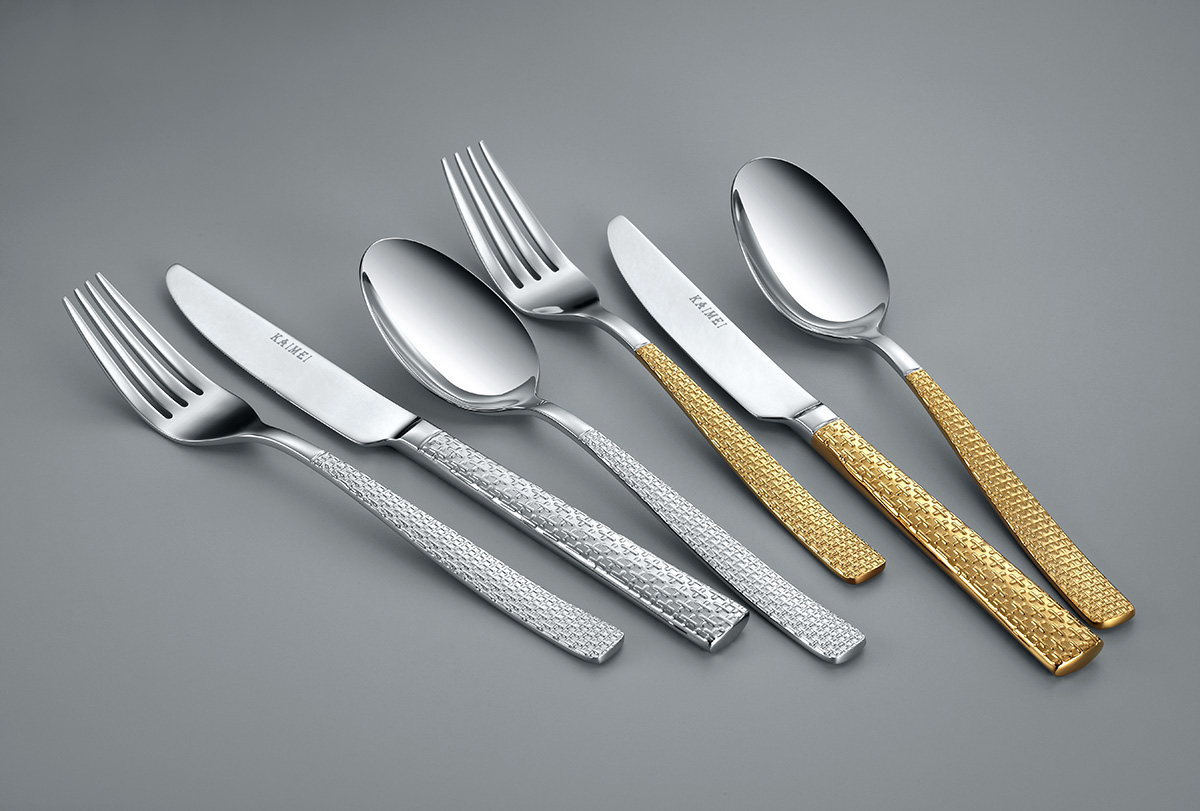 Stainless Steel Cutlery Set Stainless Steel Flatware Tableware Wholesale For Restaurant Hotel PVD coating