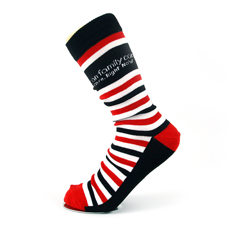 Custom Jacquard Cotton Sports Socks for Men