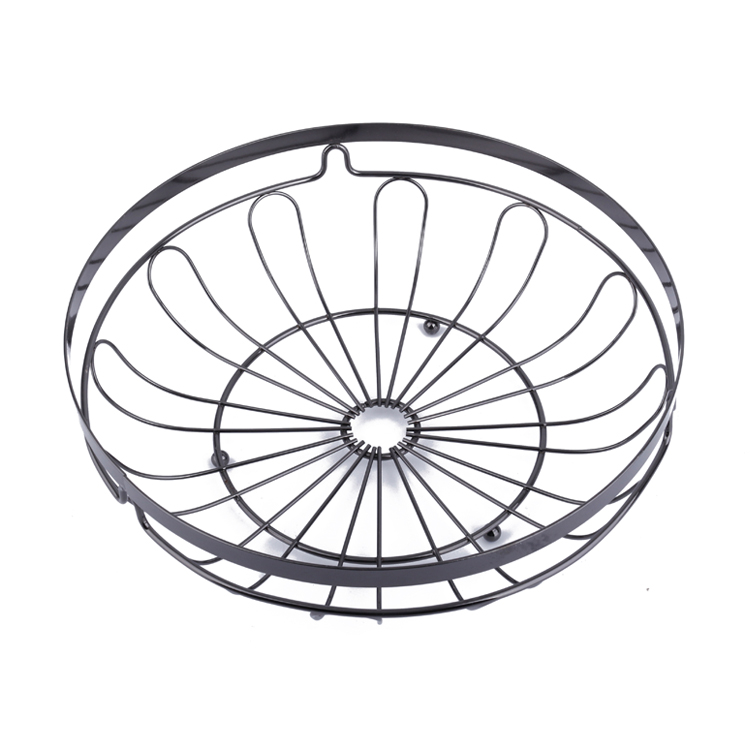 Black Wire Fruit Bowl