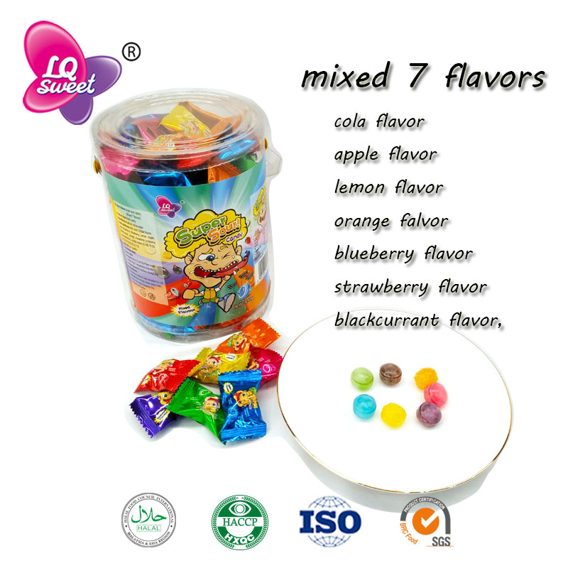 450g mixed fruit super sour hard candy