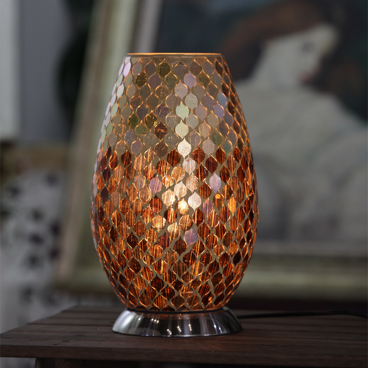 Lamp Glass Mosaic decorative lamp Home decoration glass Mosaic desk lamp