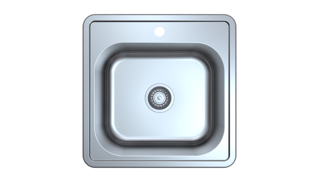 Stainless Steel Drop-in Single Bowl Sink
