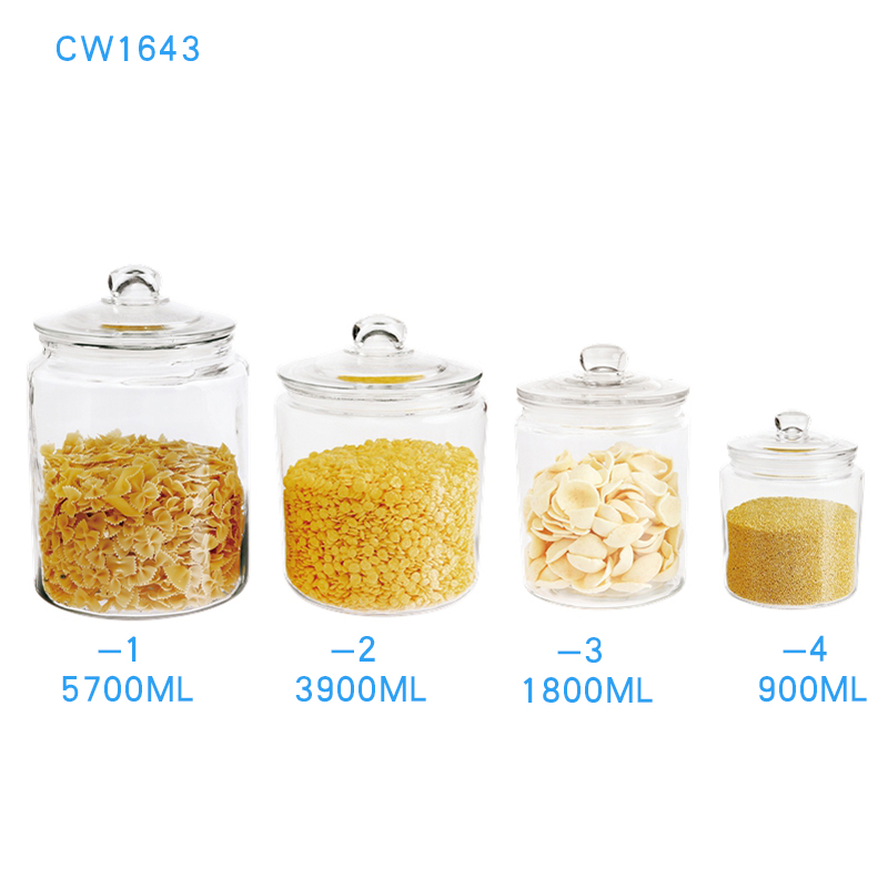 Storage bottles, storage jars, glass bottles, sealed jars，Spice jar