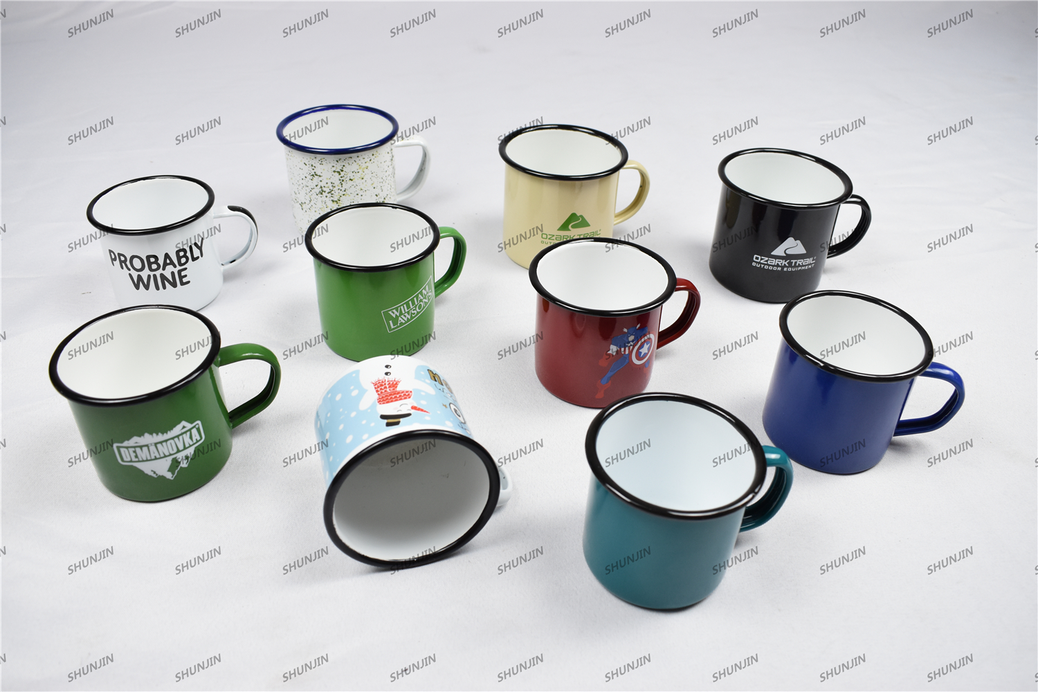 enamel mug