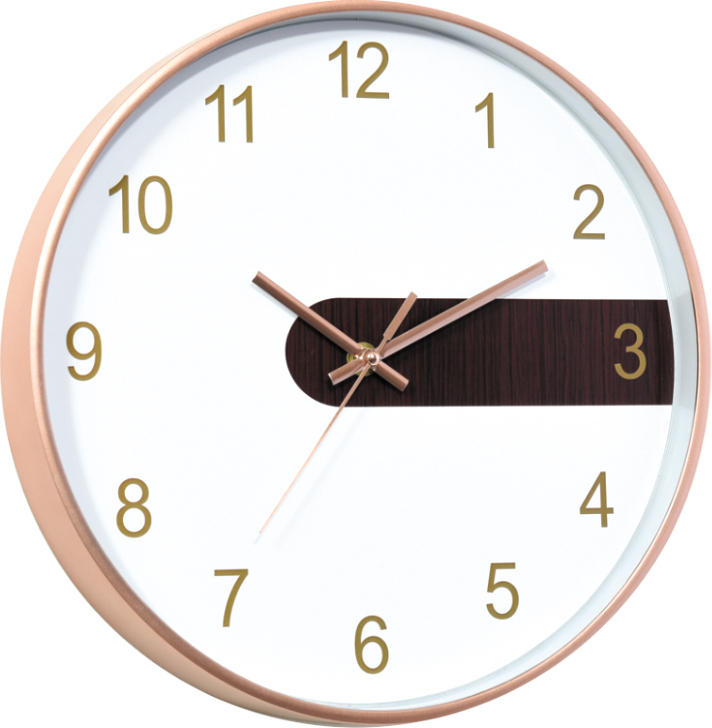 Wall clock; quartz clock; best sale; promotion; gift; simple round clock; 12inch 30cm; Wooden dial
