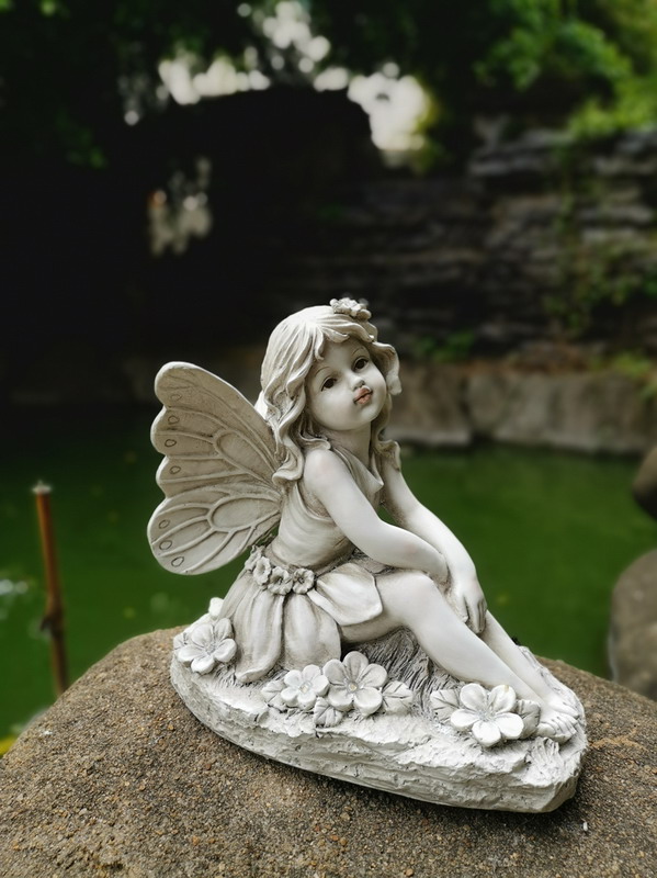 Garden fairy with LED