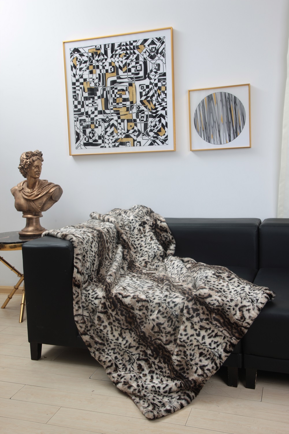 Artifical faux fur blanket/ throw/ sofa cover/ plaid