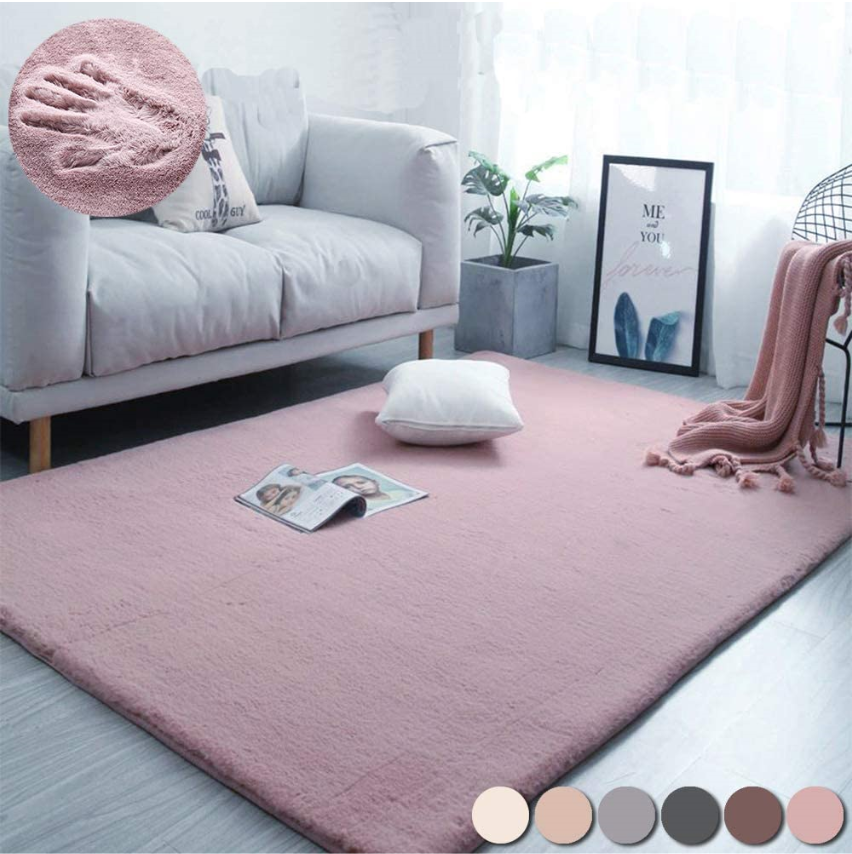 rabbit fur carpet