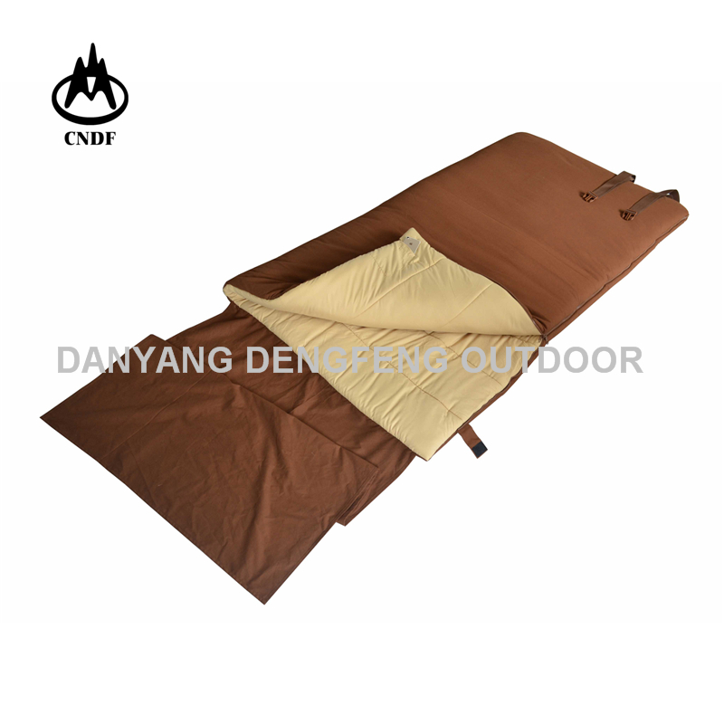 Canvas sleeping bag peach skin fleece sleeping bag middle east sleeping bag factory