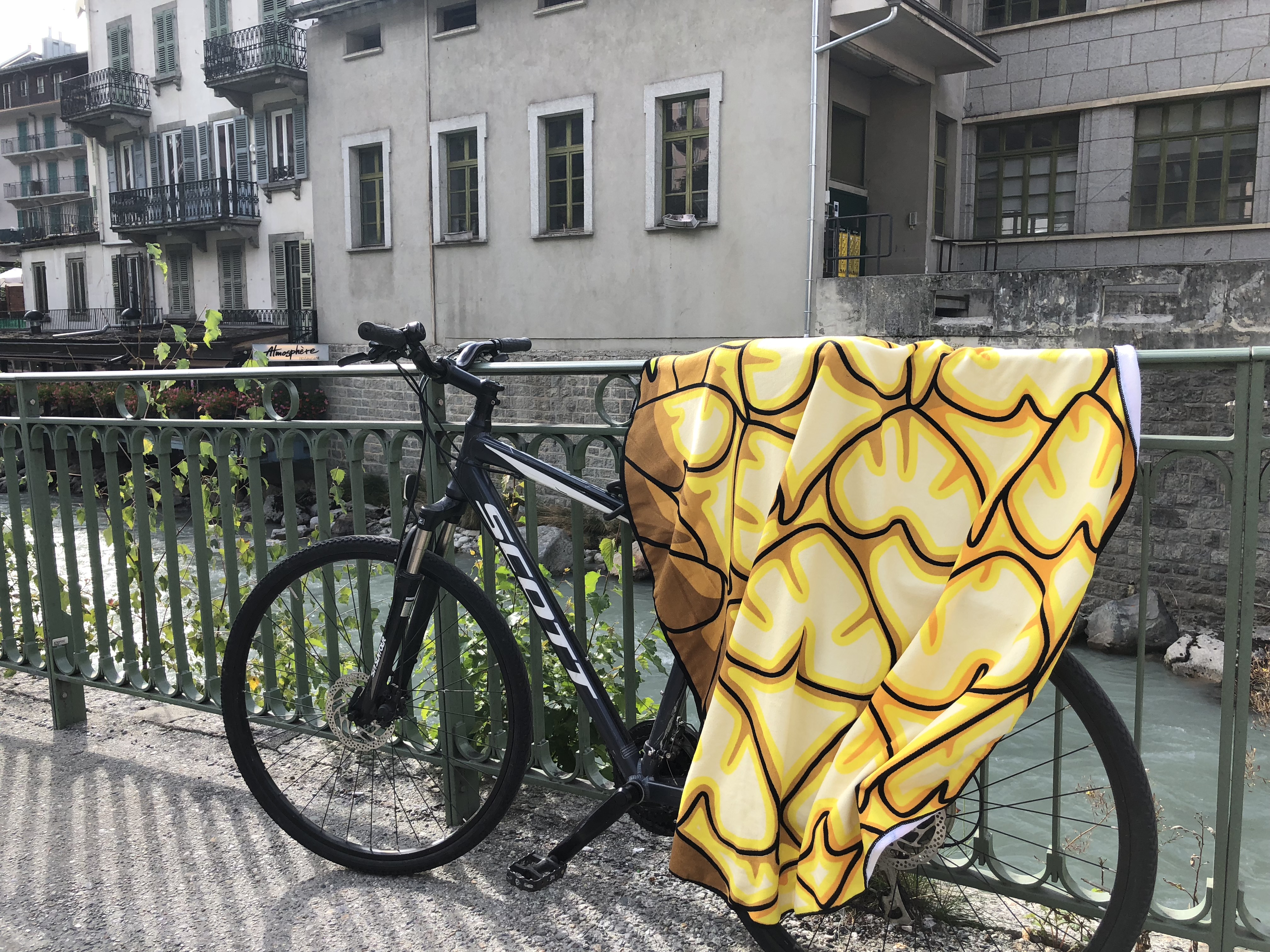 Shaped beach towel