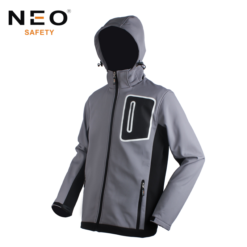 High Quality Windproof and Waterproof Softshell Jacket with 3 Layer