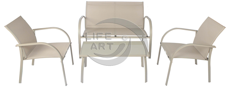 Steel 4pcs KD furniture set