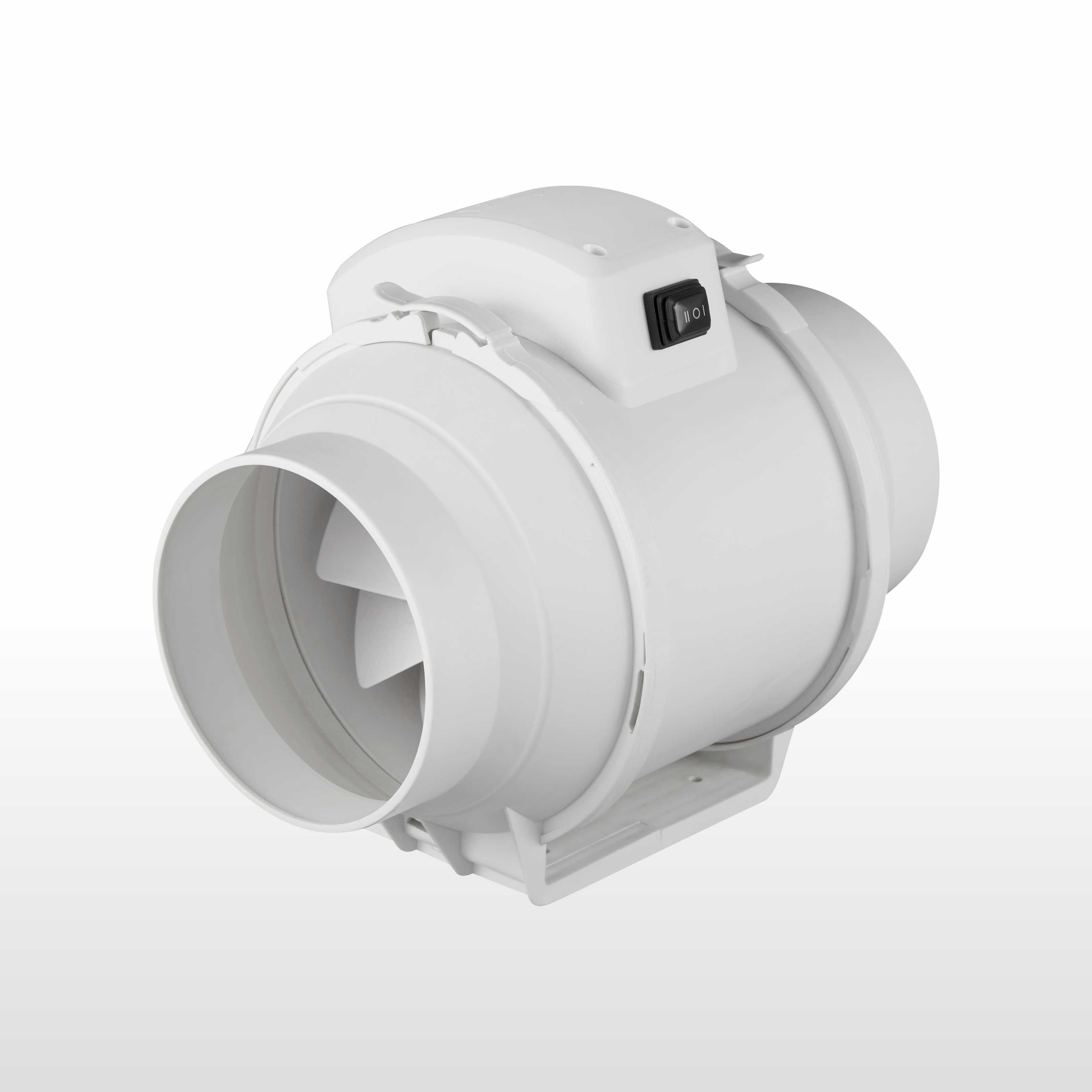 Plastic in line fan DPT10-23-1/DPT12-33-1/DPT15-44-1/DPT20-55-1